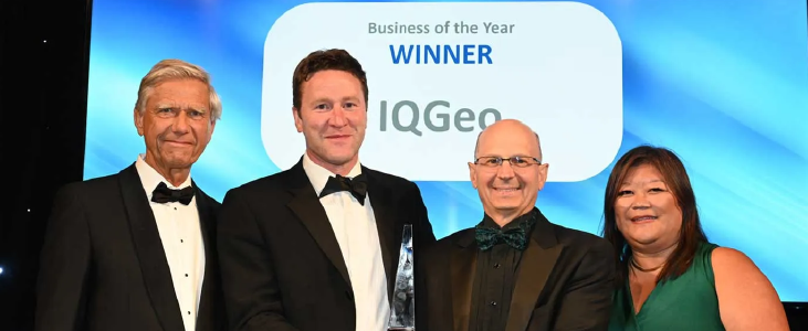 IQGeo honored for outstanding performance at Business Weekly Awards 2024