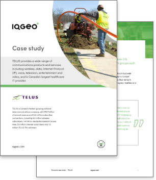 TELUS and IQGeo geospatial software case study
