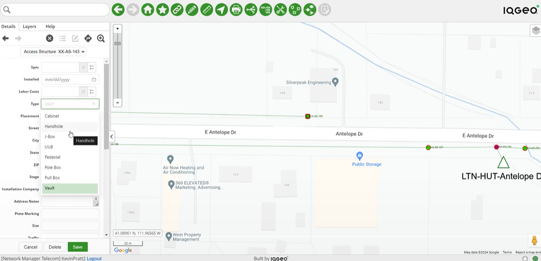 Property layout groups