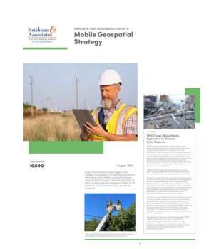 Empower grid modernization with mobile geospatial strategy